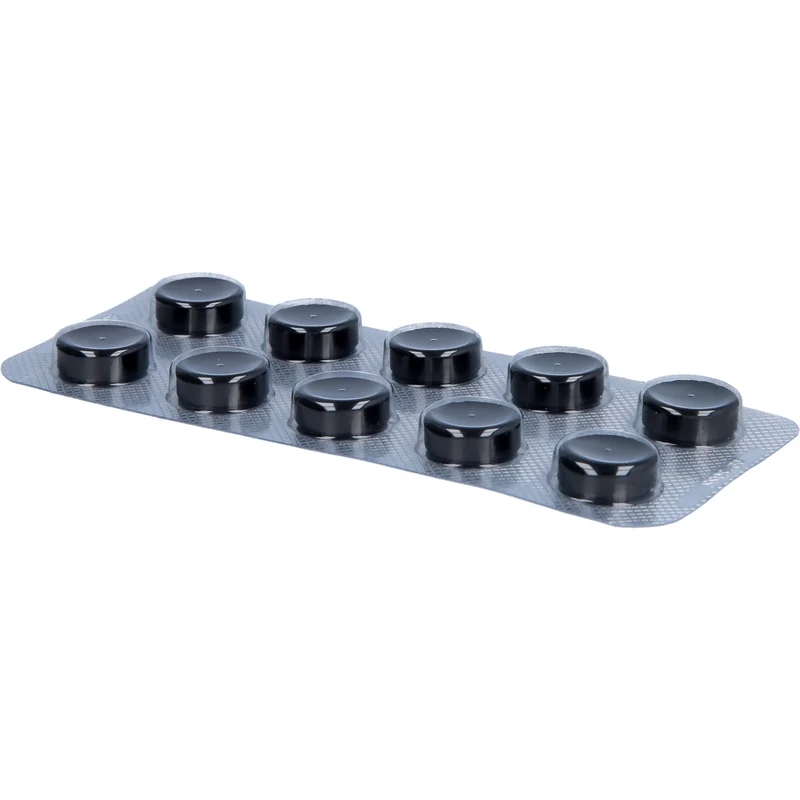 Kohle Dr. Mann 250 mg Tabletten bei Durchfall sowie bei Vergiftungen durch Nahrungsmittel, 20 St. Tabletten