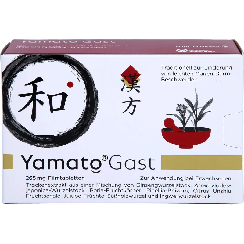 YamatoGast Filmtabletten bei leichten Magen-Darm-Beschwerden, 63 St. Tabletten
