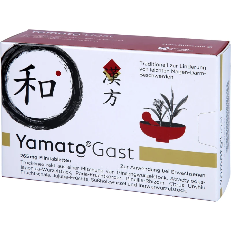 YamatoGast Filmtabletten bei leichten Magen-Darm-Beschwerden, 63 St. Tabletten