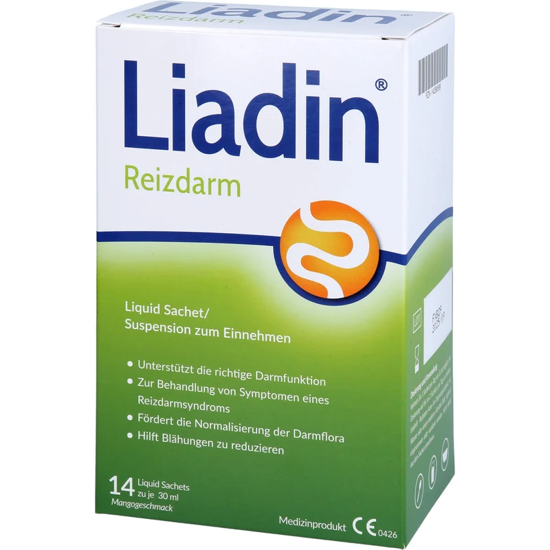 Liadin Reizdarm Suspension zur Behandlung von Symptomen eines Reizdarmsyndroms und zur Förderung der Normalisierung der Darmflora, 14 St. Lösung