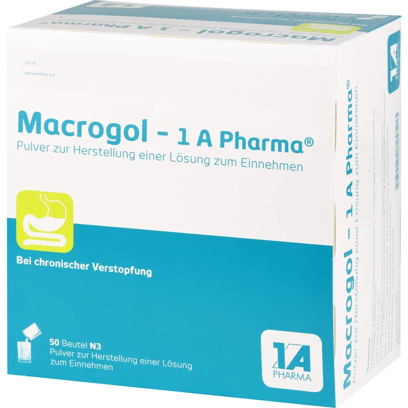 Macrogol - 1 A Pharma , Pulver zur Herstellung einer Lösung zum Einnehmen, 50 St. Beutel