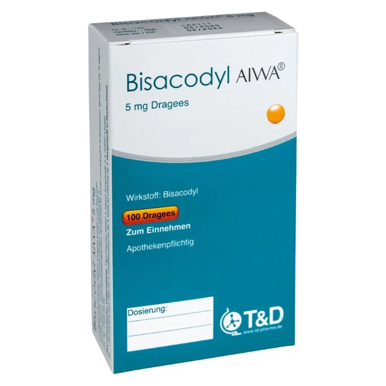 Bisacodyl AIWA 5 mg Dragees, 20 St. Tabletten