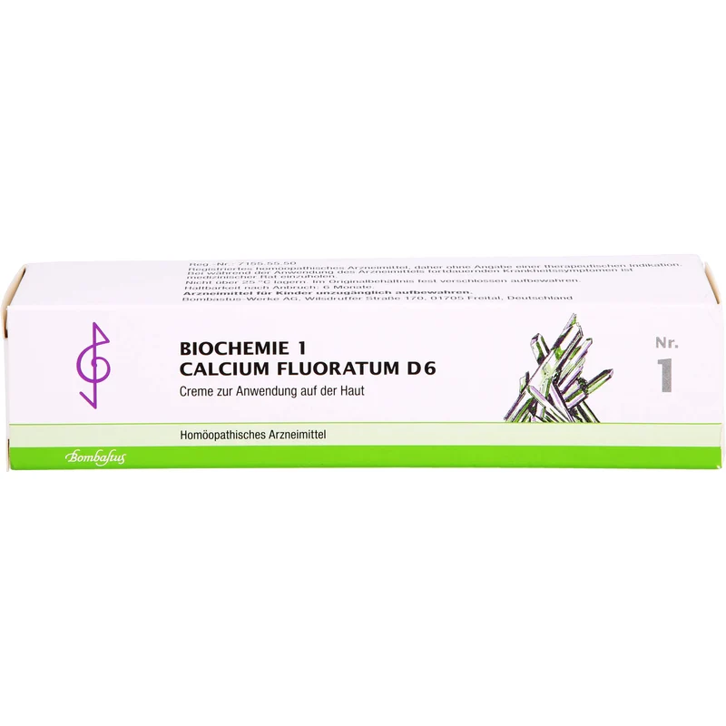 Biochemie 1 Calcium fluoratum Bombastus D6 Creme, 100 ml Creme