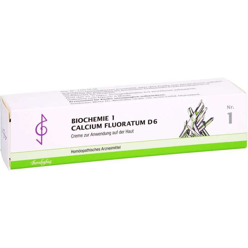 Biochemie 1 Calcium fluoratum Bombastus D6 Creme, 100 ml Creme