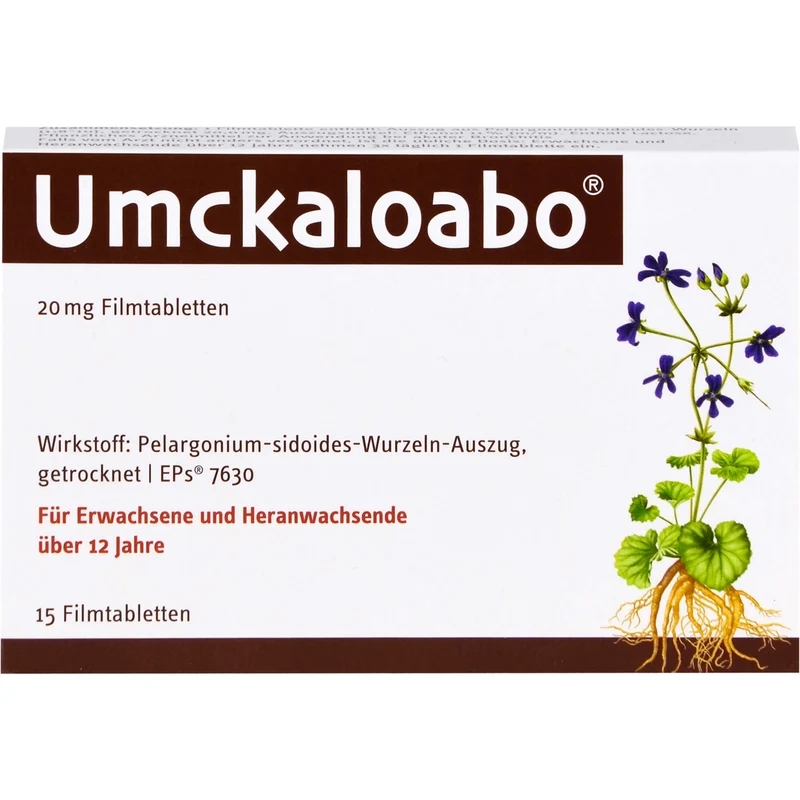 Umckaloabo 20 mg Filmtabletten, 15 St. Tabletten