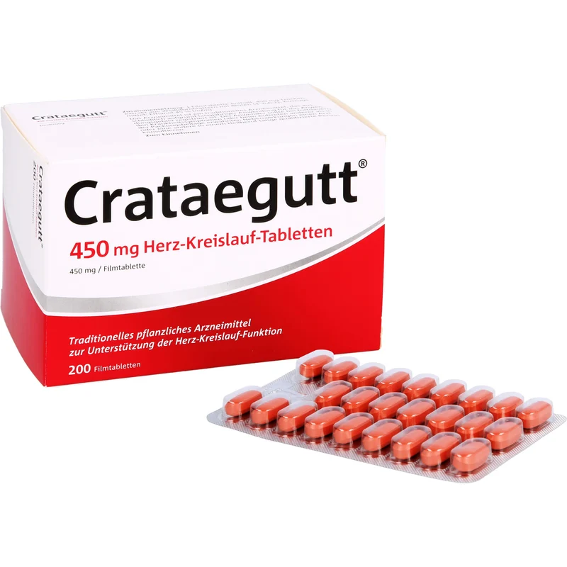 Crataegutt 450 mg Herz-Kreislauf-Tabletten, 200 St FTA
