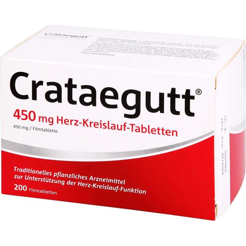 Crataegutt 450 mg Herz-Kreislauf-Tabletten, 200 St FTA