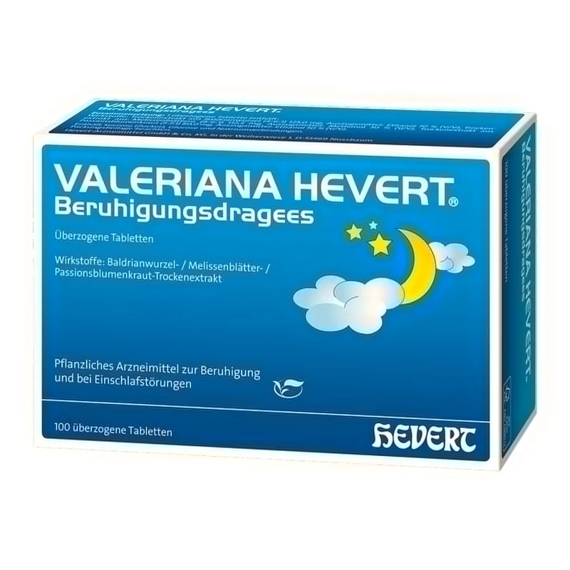 Valeriana Hevert Beruhigungsdragees, 100 St. Tabletten