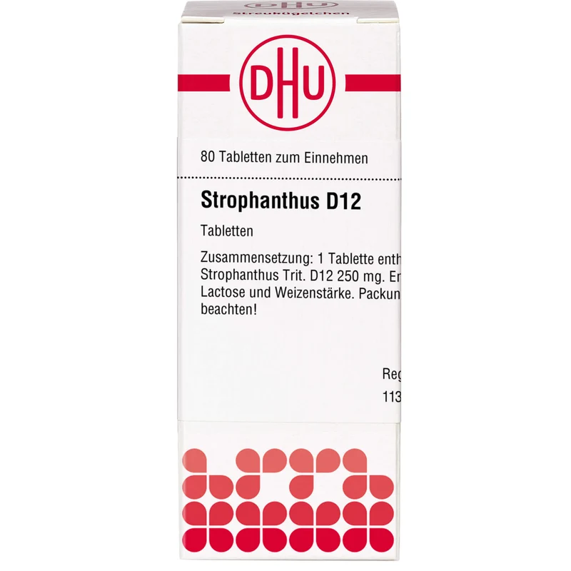 Strophanthus D12 DHU Tabletten, 80 St. Tabletten