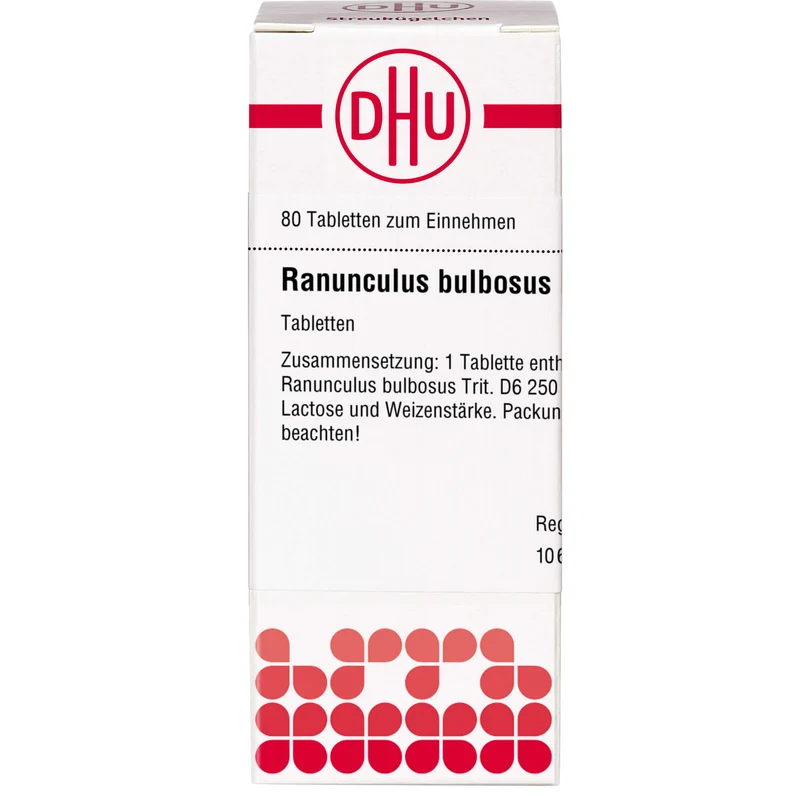 Ranunculus bulbosus D6 DHU Tabletten, 80 St. Tabletten