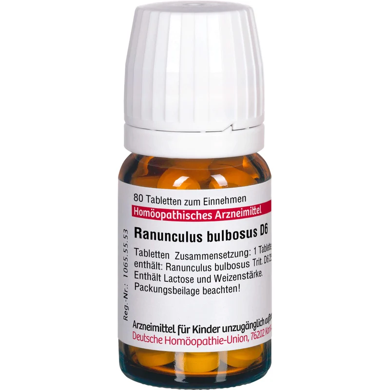 Ranunculus bulbosus D6 DHU Tabletten, 80 St. Tabletten