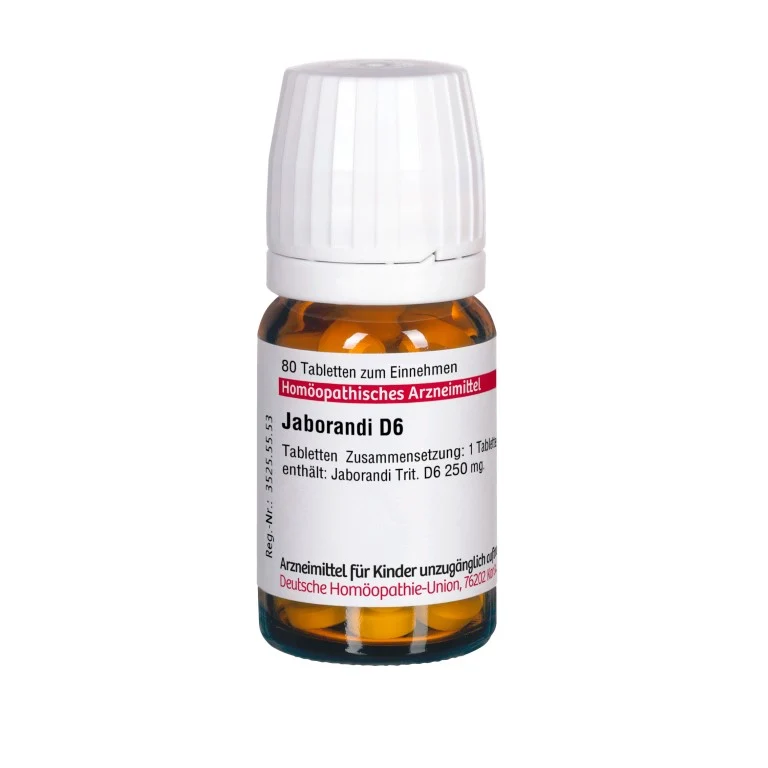 Jaborandi D6 DHU Tabletten, 80 St. Tabletten