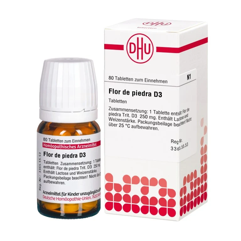 Flor de Piedra D3 DHU Tabletten, 80 St. Tabletten