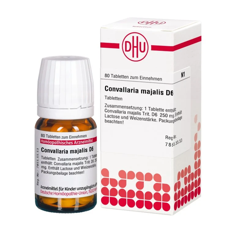 Convallaria majalis D6 DHU Tabletten, 80 St. Tabletten