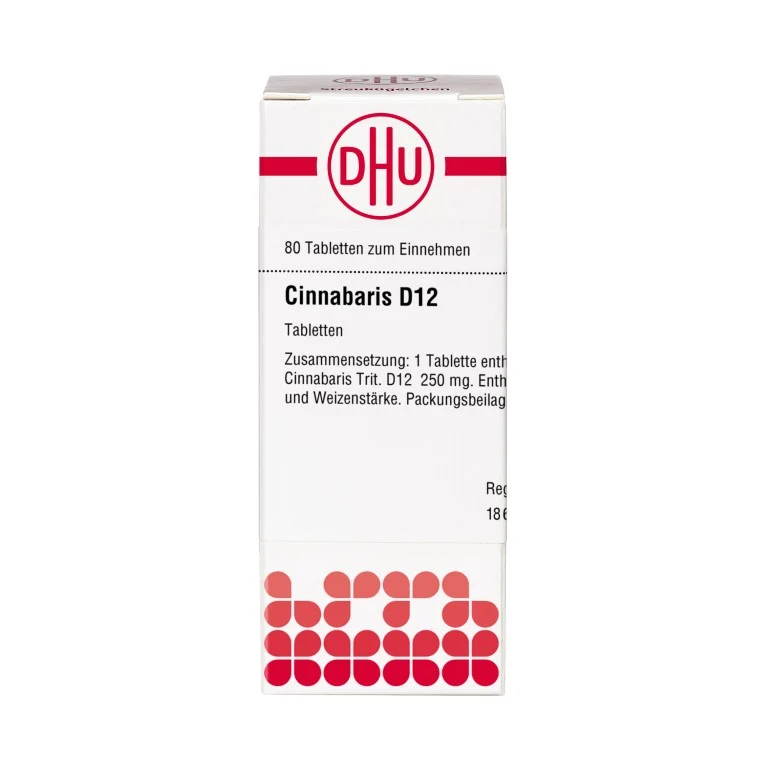 Cinnabaris D12 DHU Tabletten, 80 St. Tabletten