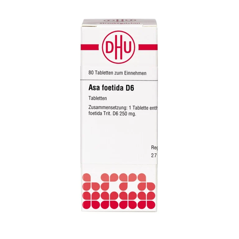Asa foetida D6 DHU Tabletten, 80 St. Tabletten