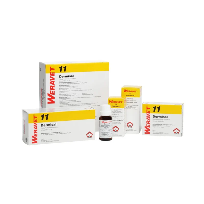 WERAVET 11 Dermisal Mischung, 50 ml Lösung