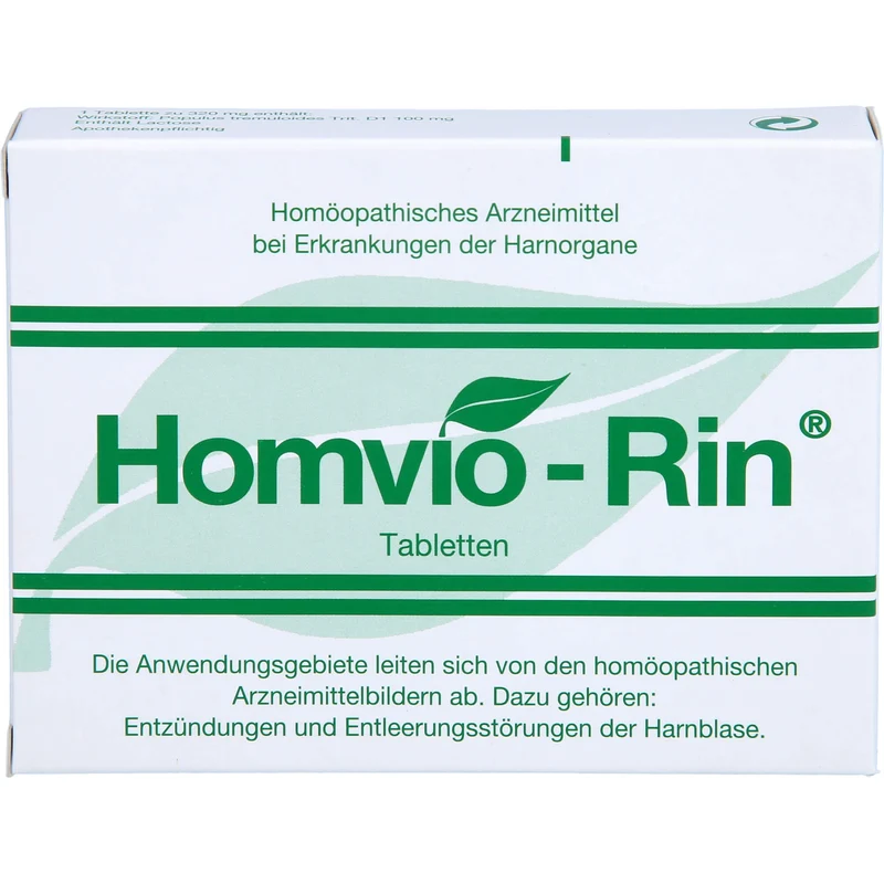 Homvio-Rin Tabletten gegen Entzündungen und Entleerungsstörungen der Harnorgane, 50 St. Tabletten