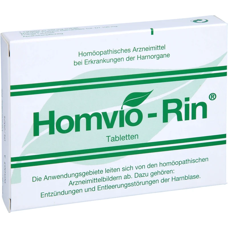 Homvio-Rin Tabletten gegen Entzündungen und Entleerungsstörungen der Harnorgane, 50 St. Tabletten