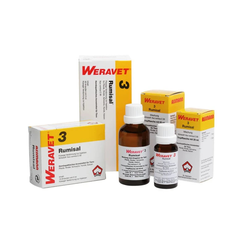 WERAVET 3 Rumisal Mischung, 50 ml Lösung