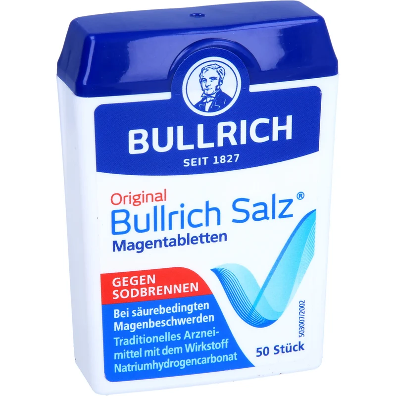 Bullrich Salz Magentabletten, 50 St. Tabletten