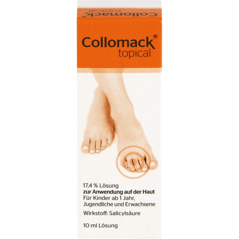 Collomack topical Lösung bei Hühneraugen und Hornschwielen, 10 ml Lösung