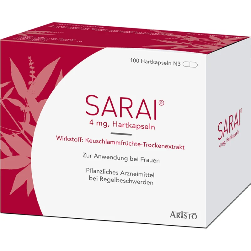 Sarai Hartkapseln bei Regelbeschwerden, 100 St. Kapseln