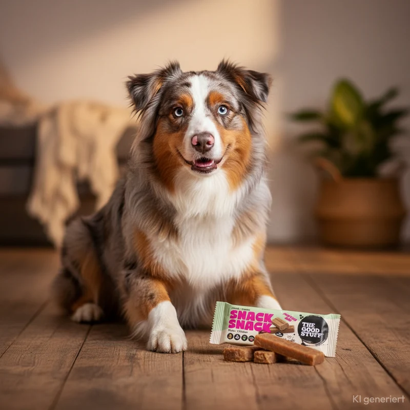 The Goodstuff SNACKSNACK Proteinriegel Huhn – Getreidefreier Hundesnack mit 90% Hühnerfleisch & Quinoa, leicht portionierbar