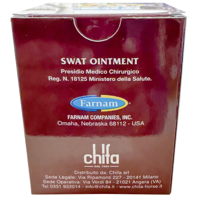 SWAT Mosche Unguento Repellente per Mosche Clear e Originale per Cavalli 200g