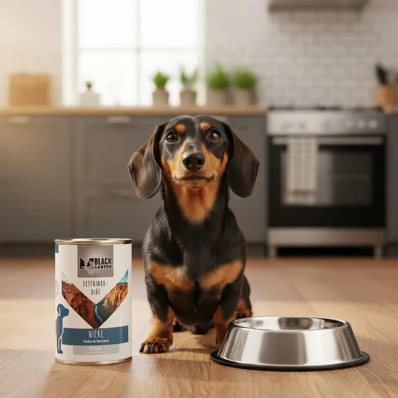 Black Canyon Niere – Veterinär-Diät-Nassfutter für ausgewachsene Hunde mit Nierenerkrankung | Huhn & Banane, glutenfrei, schonend gegart