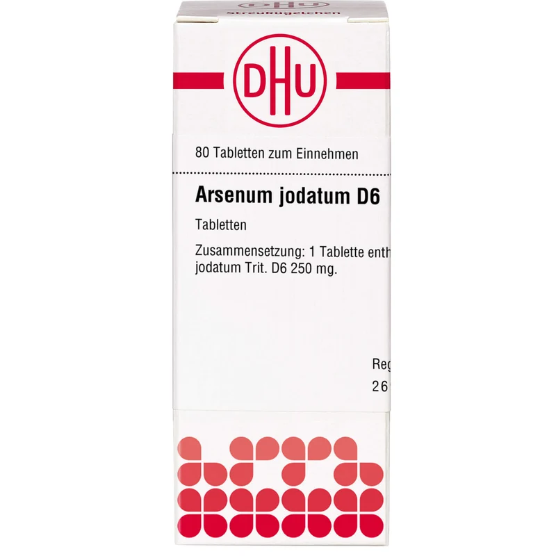 Arsenum jodatum D6 DHU Tabletten, 80 St. Tabletten