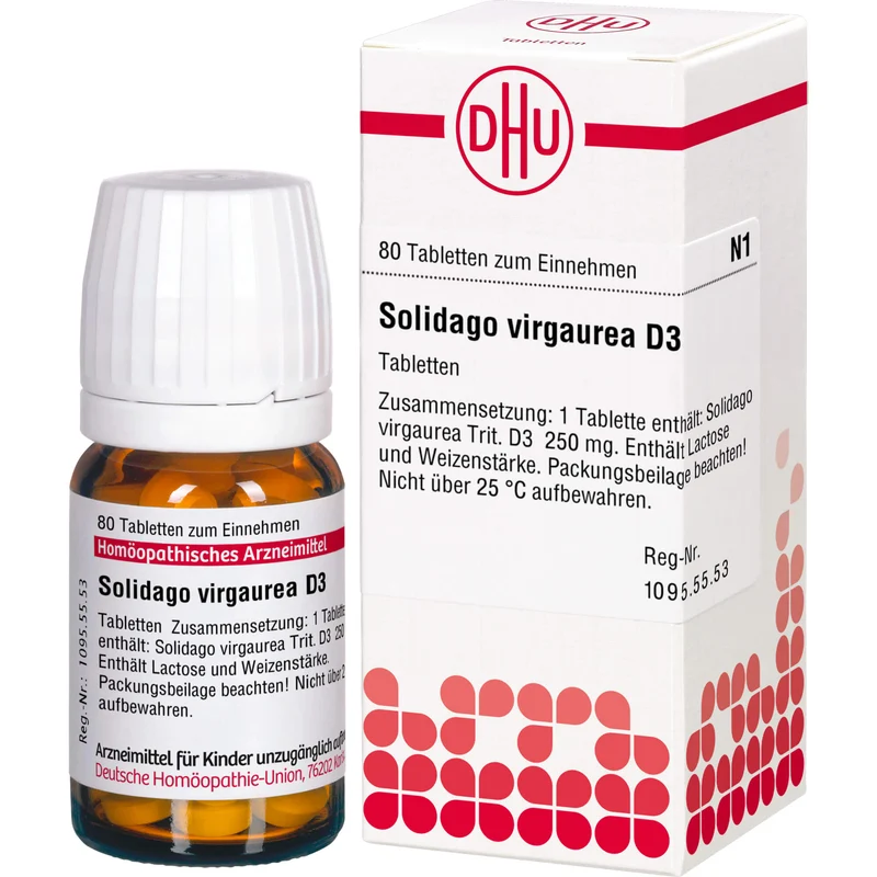 DHU Solidago virgaurea D3 Tabletten, 80 St. Tabletten