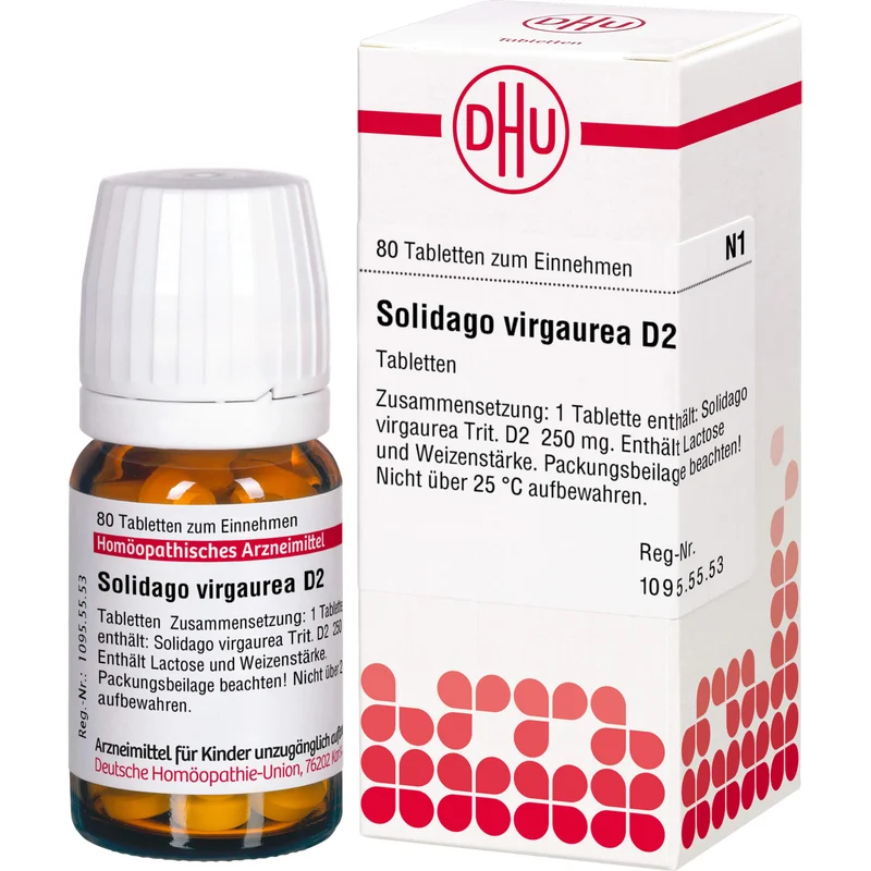 Solidago virgaurea D2 DHU Tabletten, 80 St. Tabletten