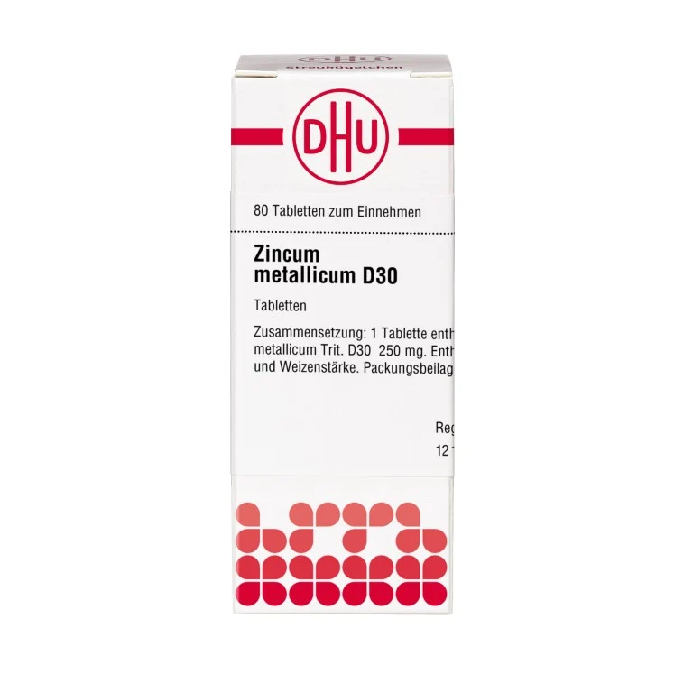 Zincum metallicum D30 DHU Tabletten, 80 St. Tabletten