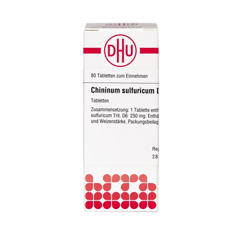 Chininum sulfuricum D6 DHU Tabletten, 80 St. Tabletten