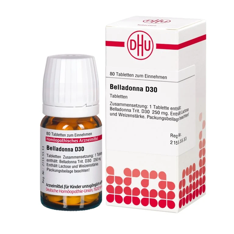Belladonna D30 DHU Tabletten, 80 St. Tabletten