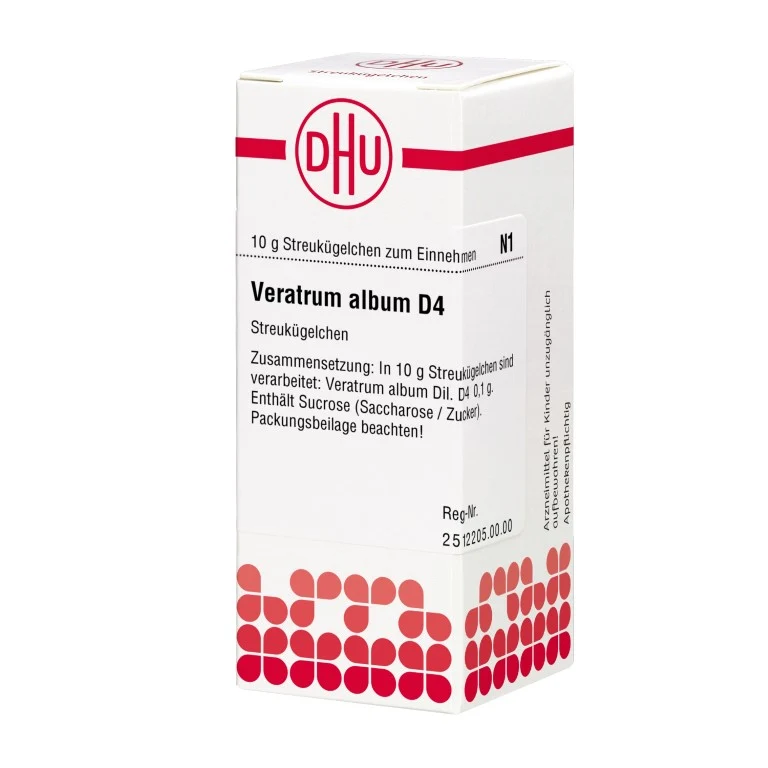 Veratrum album D4 DHU Globuli, 10 g Globuli