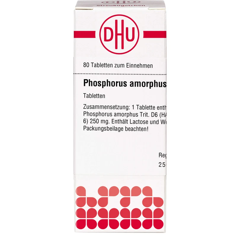 Phosphorus amorphus D6 DHU Tabletten, 80 St. Tabletten