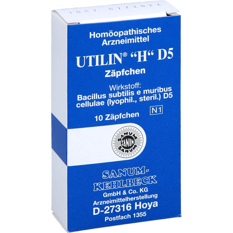 SANUM-KEHLBECK Utilin H D5 Zäpfchen, 10 St. Zäpfchen