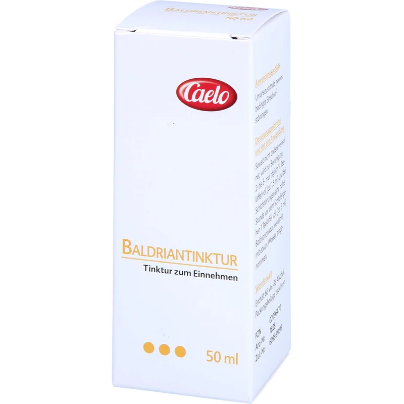 Caelo Baldriantinktur zur Beruhigung bei Einschlafstörungen, 50 ml Lösung
