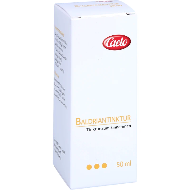 Caelo Baldriantinktur zur Beruhigung bei Einschlafstörungen, 50 ml Lösung