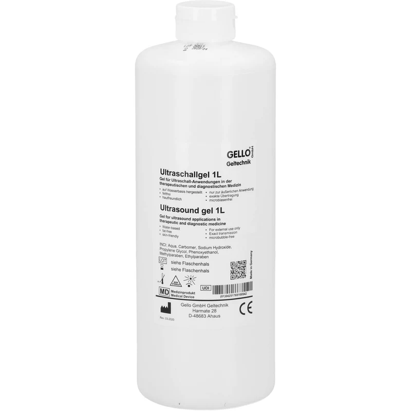 Ultraschall Gel, 1000 ml Gel