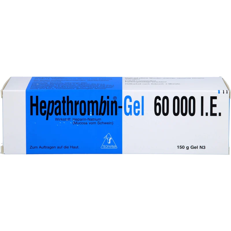 Teofarma Hepathrombin-Gel 60 000 I.E., 150 g Gel