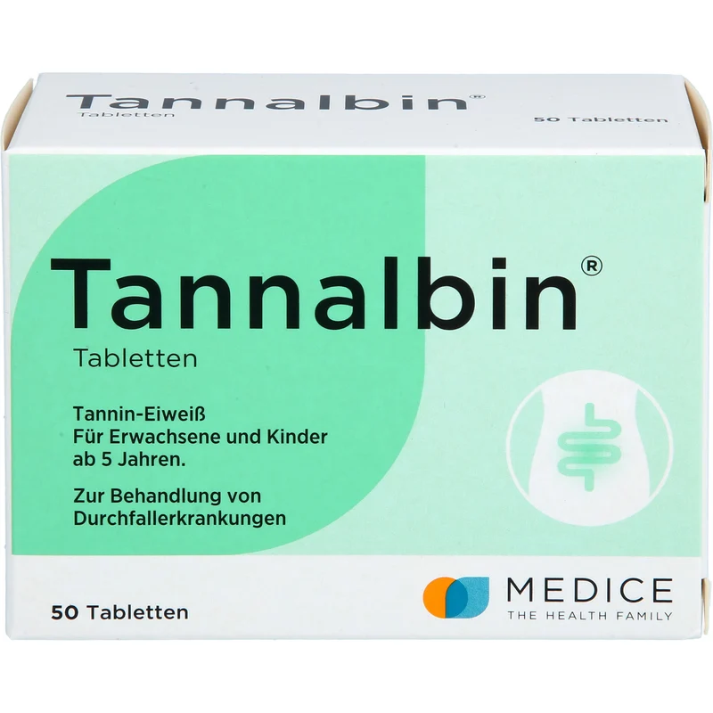 Tannalbin Tabletten 500 mg, 50 St. Tabletten