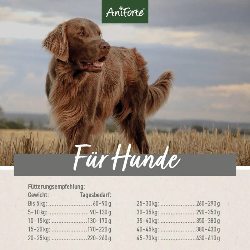 AniForte Pure Nature Premium-Trockenfutter mit Huhn – glutenfrei, leicht verdaulich & natürlich für ausgewachsene & ältere Hunde