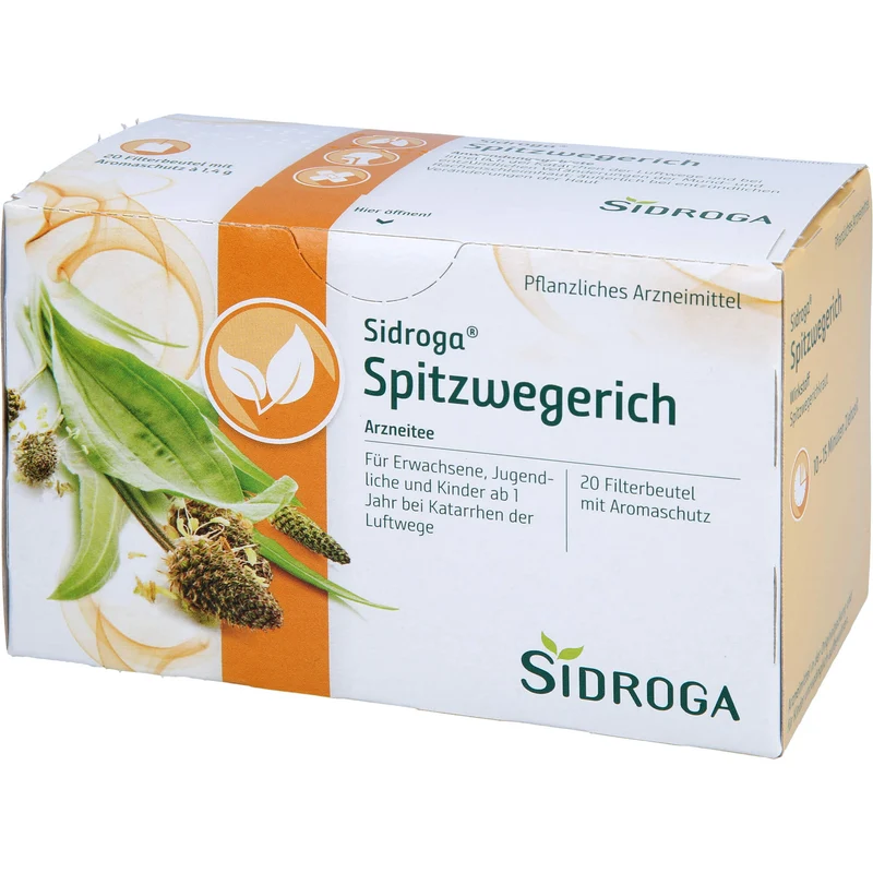 SIDROGA SPITZWEGERICH, 20 St. Filterbeutel