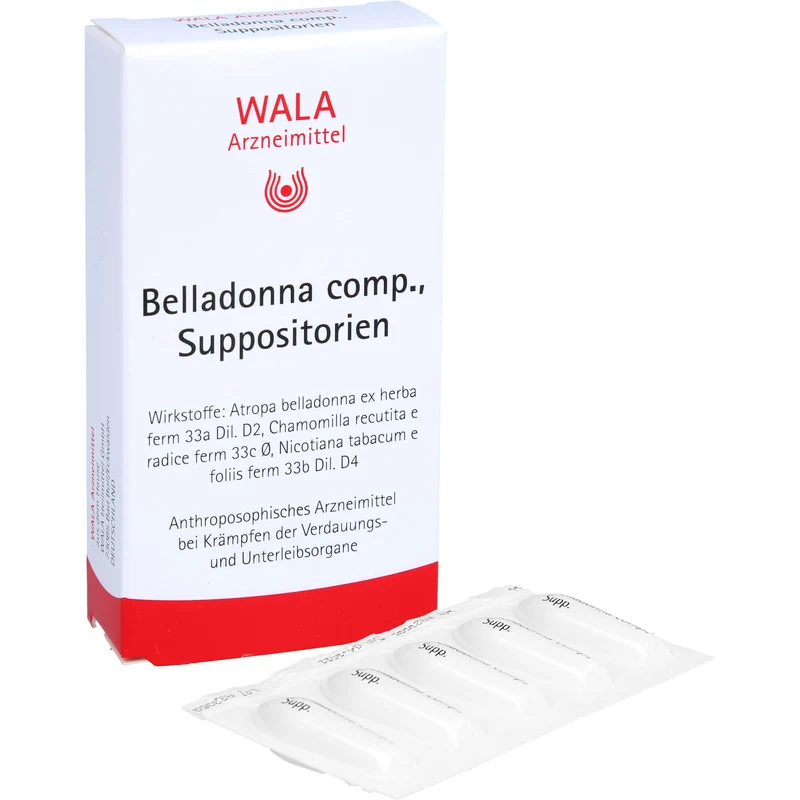 Belladonna comp. Wala Suppositorien, 10 St. Zäpfchen
