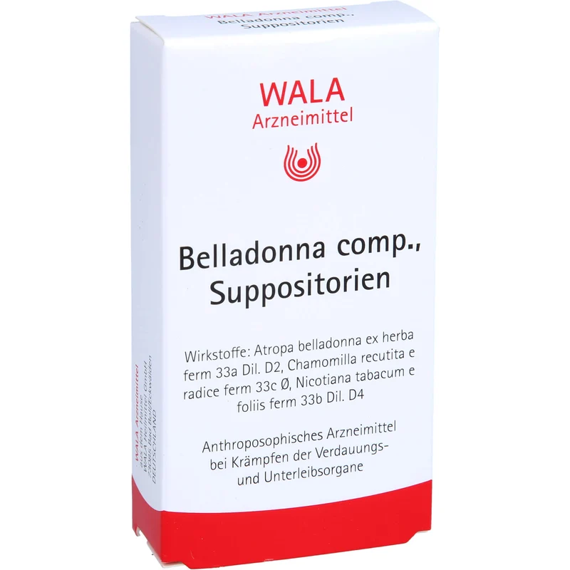 Belladonna comp. Wala Suppositorien, 10 St. Zäpfchen