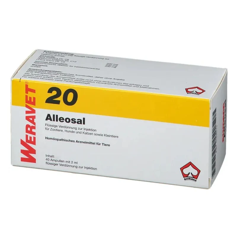 WERAVET 20 Alleosal vet Ampullen, 80 ml Lösung