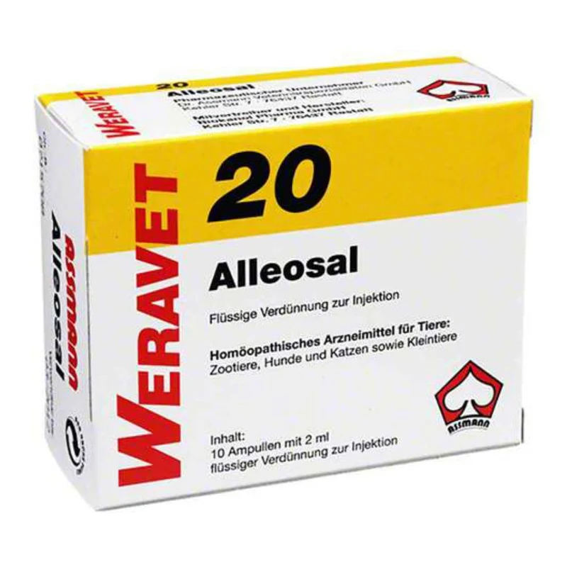 WERAVET 20 Alleosal Ampullen, 10 St. Ampullen